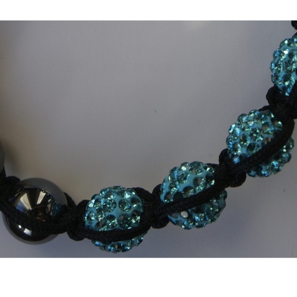 Blue shamballa bracelet - Picture 2 of 2